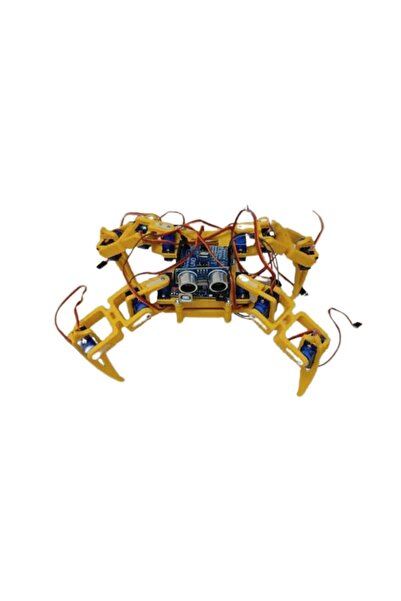 Arduino Emes Robotik Robot Örümcek Full Seti (MOTORLAR VE ELEKTRONİK DAHİL)örnek Kodlar Hediye