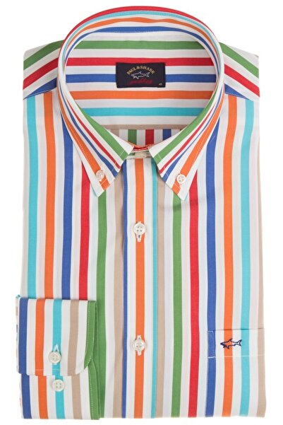 PAUL&SHARK Men's Woven Shirt C.wCotton