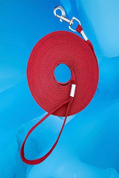 LİDERSAN ÇELİK Steel Pressed 5 Meters Dog Garden Tethering Leash Lead Strap Red
