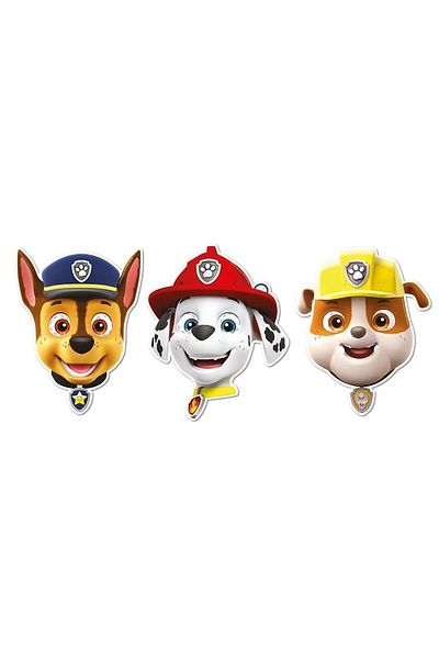 Chuva قناع مرخص من Mini Party Store Paw Patrol Refresh (6 قطع)