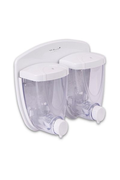 Flosoft Διπλός Διανομέας Υγρού Σαπουνιού - 350 Ml+350 Ml F029