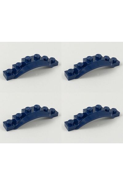 LEGO واقي الطين الأصلي المخصص Moc 1 × 6 للسيارات، واقي الطين الأزرق 4 قطع
