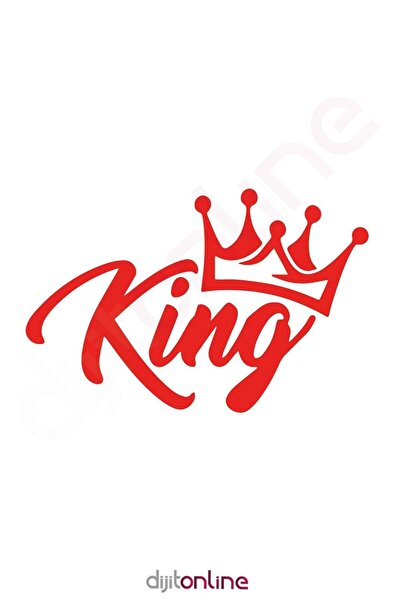 Dijitonline ملصق زجاجي للسيارة King Crown King مقاس 25 × 15 سم