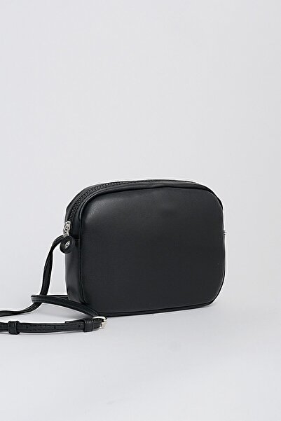 Hanselis Siyah Mini Çapraz Ayarlanabilir Askılı Omuz Çantası