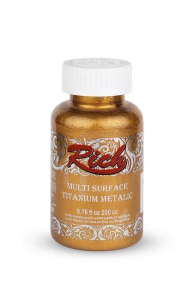 Rich Multı Tıtanıum Metalik 200 Cc Antik Altın