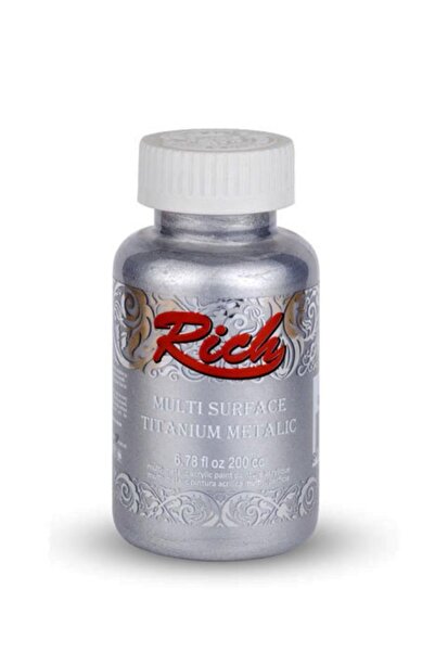 Rich Multı Tıtanıum Metalik 200 Cc Antik Gümüş