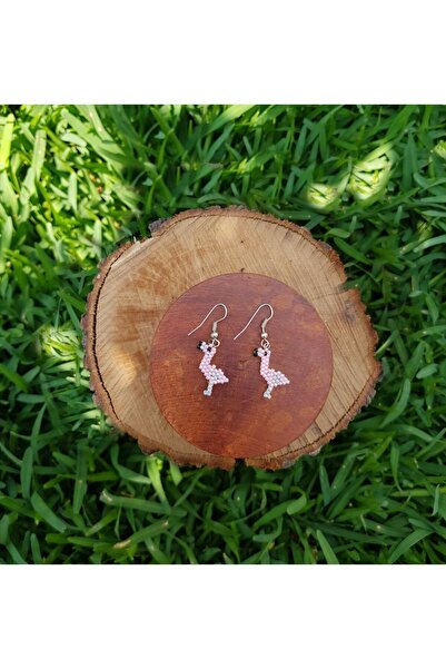 SEARD حلق فلامنغو مصنوع يدويًا من خرز ميوكي