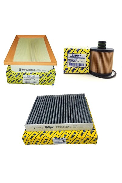 Genel Markalar Fiat Egea Uyumlu 1.6 D Multijet Euro 6 Filtre Bakım 2016-sonrası 120 Bg Krbn 3lü-otodeposuset2829f