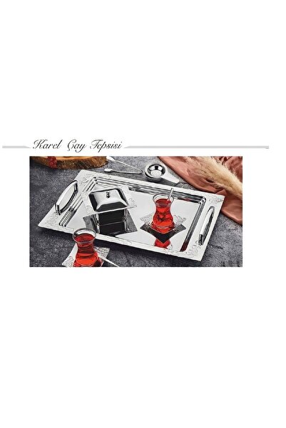 İnter Çelik Karel Çay Tepsisi