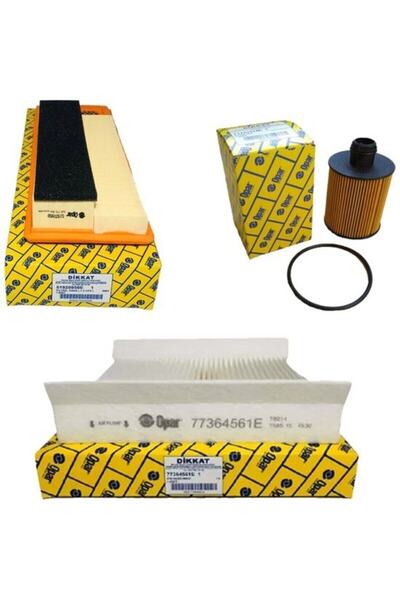 Genel Markalar Fiat Egea Euro 5 1.3 Multijet Filtre Seti 2016-2020 95 Bg