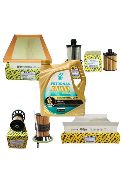 Genel Markalar Fiat Egea Euro 6 1.3 Multijet Filtre Bakım Seti 2016-2020 Model 95 Bg [4+1-otodeposuset5396d] Uyumlu