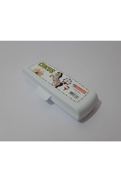 renkli çiçekler Pen Holder Plastic Rectangular Pen Box