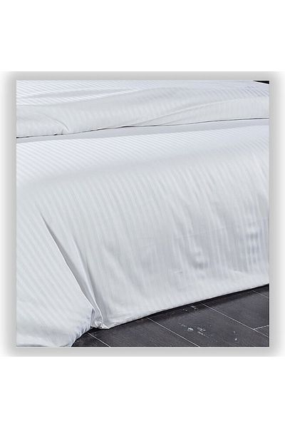 Gelincik Çeyiz Husă de pilota din satin de bumbac cu dungi duble