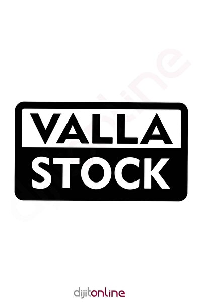 Dijitonline ملصق سيارة من Valla Stock مقاس 15 × 8 سم