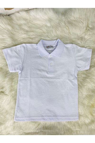 White Kids Polo Collar T shirts Styles Prices Trendyol