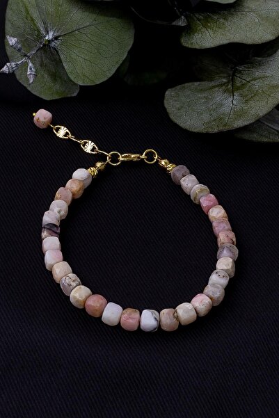 Dünya Doğal Taş Opal Taşı Bileklik