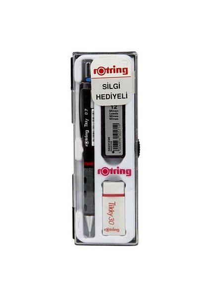 Rotring Tikky Claret Red 0.7mm School Set - Versatil Pen Ro-Kk07-07