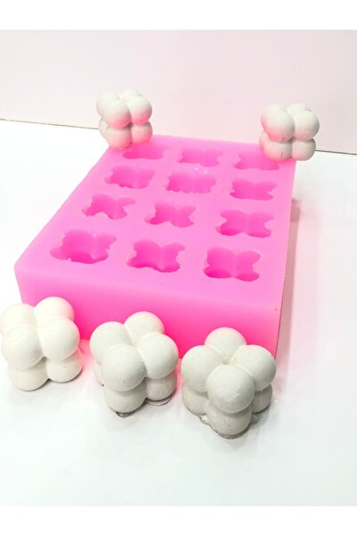 Genel Markalar Mini Bubble Mum Silikon Kalıbı 12 Li
