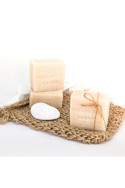 Hefa şifa bahçesi Natural Donkey Milk Soap without skin from Oak Ash