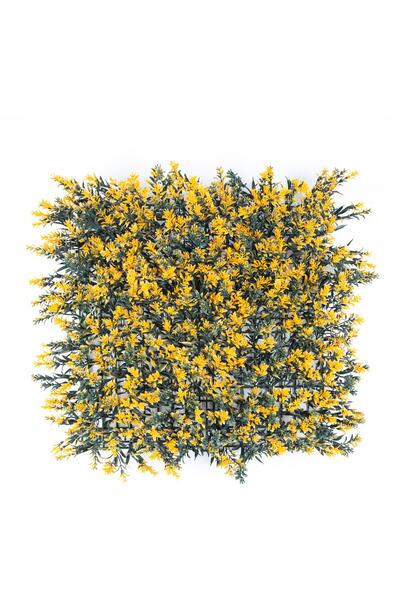 Herdekora Yapay Nergis Bitki Tabaka Sarı 50x50 Cm.- Uv Korumalı - Dış Mekan U...