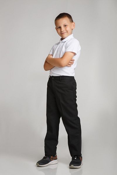 Nacar Waist Elastic Fabric School Trousers