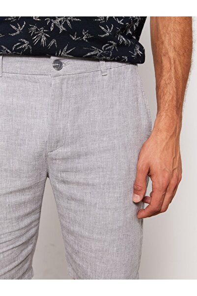 LC Waikiki Slim Fit plátěné pánské šortky