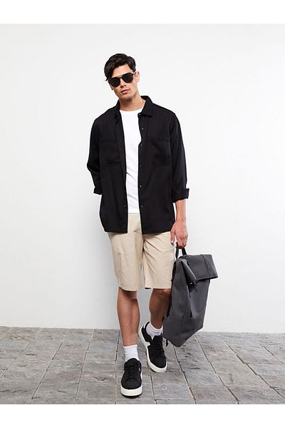 LC Waikiki Ανδρικό σορτς Gabardine Slim Fit