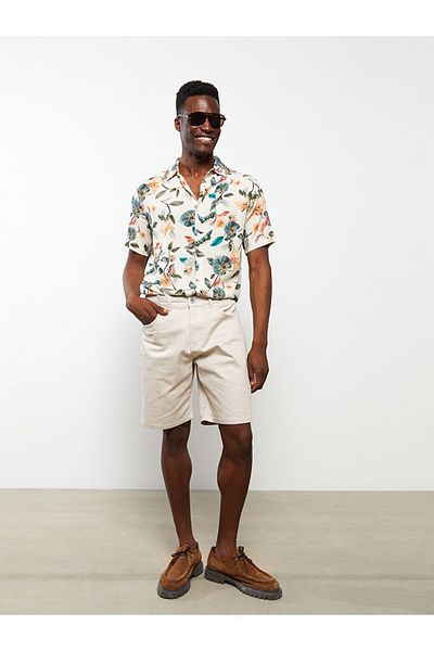 LC Waikiki Gabardine Men's Shorts - Standard Size