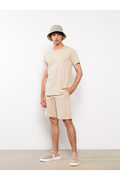 LC Waikiki Ανδρικό σορτς Slim Fit - με λεπτομέρεια γραβάτας