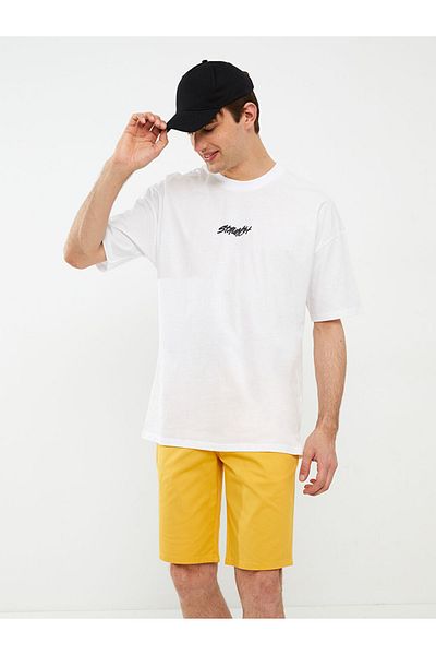 LC Waikiki Slim-Fit-Gabardine-Shorts für Herren