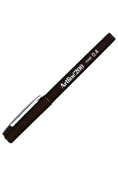 artline قلم كتابة ناعم 200n بني داكن