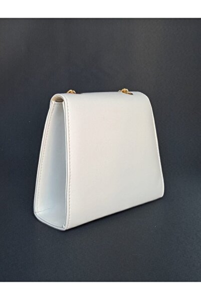 MAC&MOS Geantă albă de mână și de umăr pentru femei