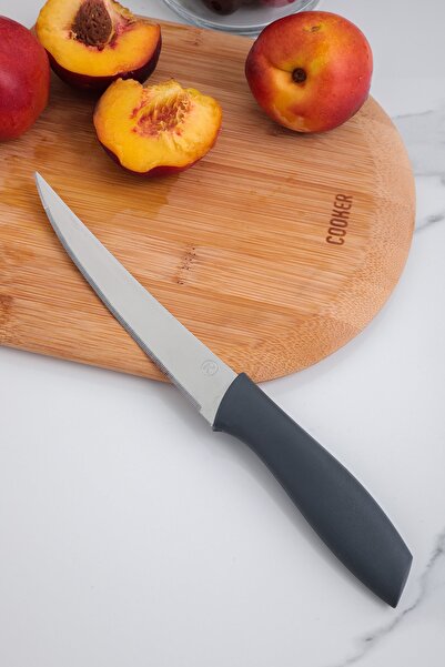 Cooker Paslanmaz Çelik 23.5 Cm Lazerli Doğrama Bıçağı Et Sebze Meyve Bıçak