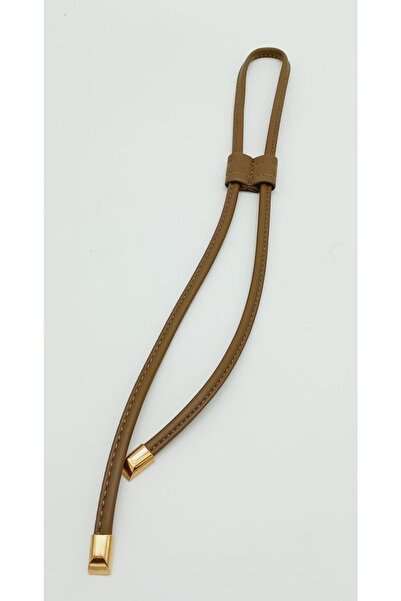 angel çanta aksesuar Mink Prirodna koža prošivena vezica sa svetlozlatnim met...