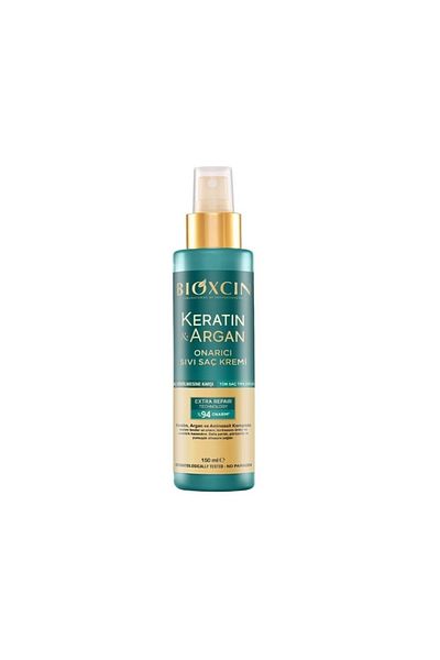 Bioxcin Keratin & Argan Repair Liquid Hair Care Cream 150 Ml Damaged Hair