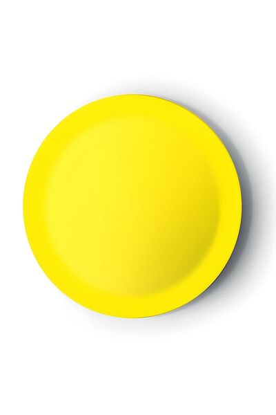 DÜVENCİ TİCARET 8-Piece Cardboard Plate Yellow