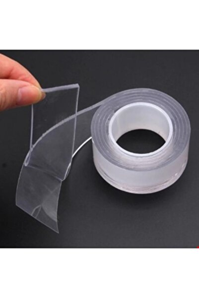 Genel Markalar Yeniden Yapışabilen Çok Amaçlı Çift Taraflı Jel Bant 3cm X 3mt