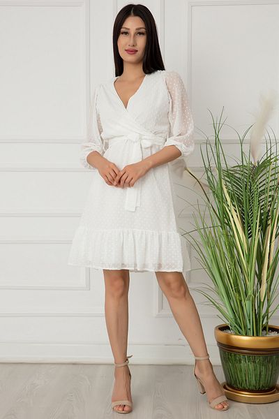 PULLIMM 13355 Croissant Collar Dress