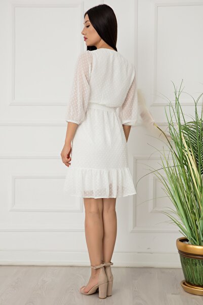 PULLIMM 13355 Croissant Collar Dress