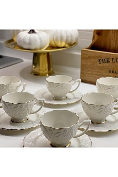 İpek Porselen Çay&nescafe Fincan Takımı