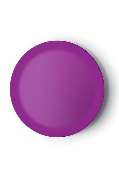 DÜVENCİ TİCARET Purple 8-Piece Cardboard Plate