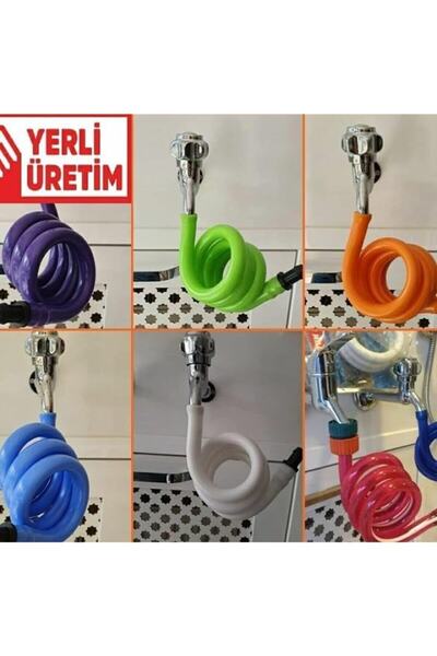 zemshop Wc Matik Hortummatik Esnek Yere Değmez Kırmızı