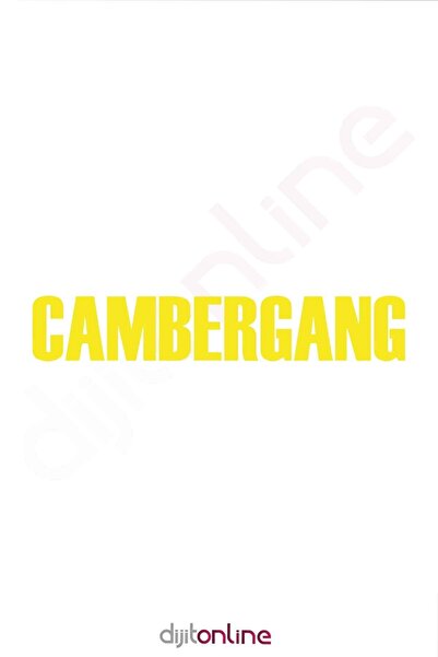 Dijitonline Cambergang Auto Sticker Car Glass Sticker 30x6cm