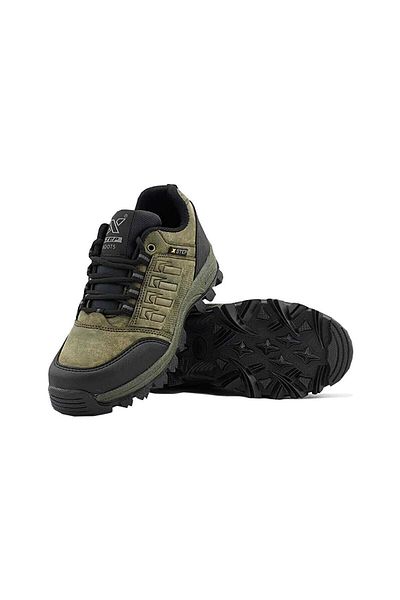 XStep Χακί Ανθεκτικά στο κρύο Χειμερινά Trekking Παπούτσια Κοντές μπότες