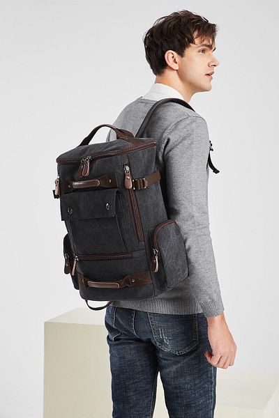 CACTİVE Ctvyb1258-0001 Μαύρο Unisex σακίδιο πλάτης