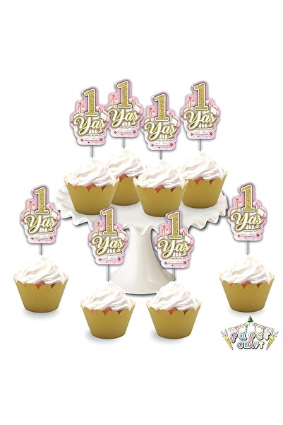 DÜVENCİ TİCARET مجموعة من 8 أعواد أسنان إيفا ديلوكس لامعة باللون الوردي لعمر ...