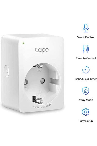 TP-LINK Tapo P100 Mini Smart White Wi-Fi Socket - Socket