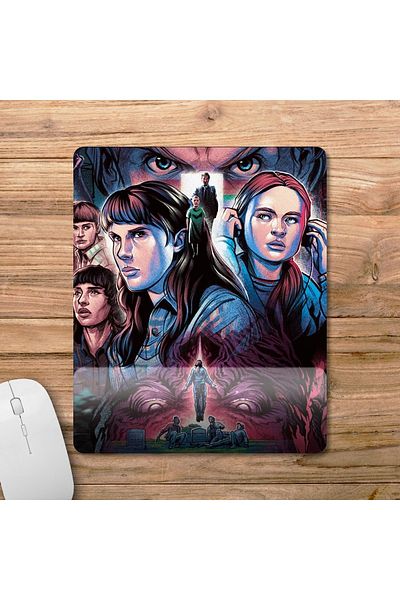 Pixxa نموذج لوحة الماوس المدعومة للمعصم من Stranger Things - 2