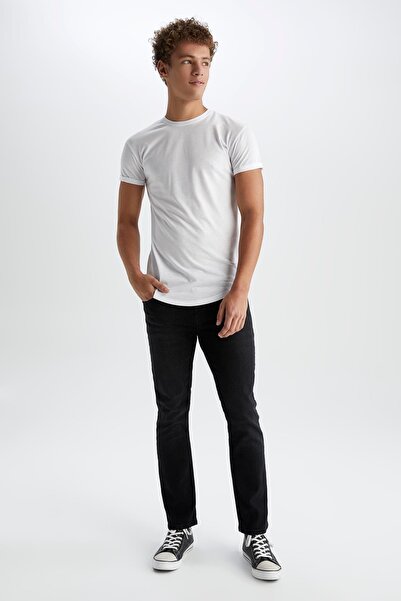 DeFacto Sergio Regular Fit Normal Kalıp Normal Bel Boru Paça Jean Pantolon