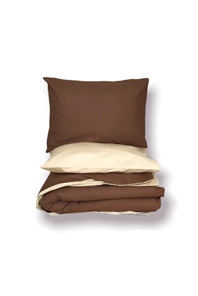 MundoLindo Σετ Παπλωματοθήκη Διπλό Χρώμα Μονό - Two Stories Cookie 3 τεμάχια ...